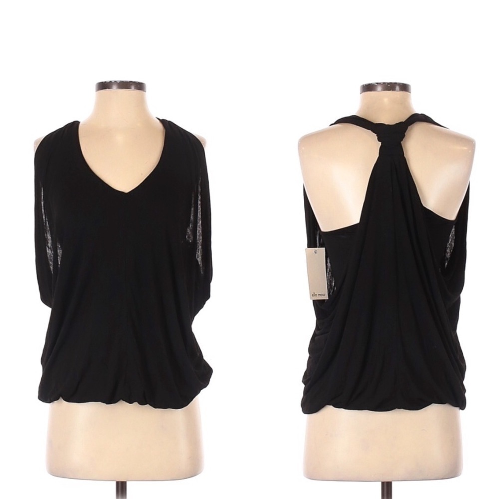 NWT Ella moss Racerback bubble hem top